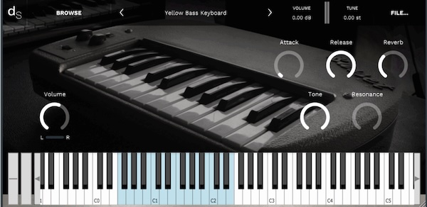 Dean Coyle「Little Yellow Bass Keyboard」世界最初期のベースシンセを修理・録音して蘇らせた、レトロでブラスのような音が特徴の無料ベース音源|DTMプラグインセール