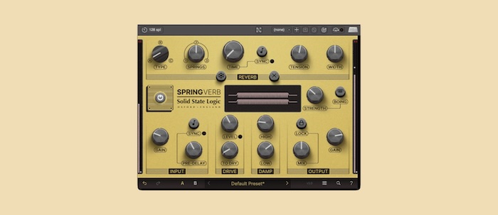 Solid State Logic「Springverb」レトロな跳ね返りのスプリング、スムーズなスタジオポリッシュのプレート、ドラマティックなパンチのゲート。プロデューサーに、あらゆる音楽スタイルでムード、空間、インパクトを形作る汎用性の高いスプリングリバーブ|DTMプラグインセール