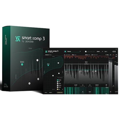 sonible「smart:comp 3」スペクトラル・コンプレッション技術を使用し、周波数スペクトラム全体にリアルタイムで高解像度のゲインリダクションを分配!手動のマルチバンドセットアップを必要とせず、明瞭性とバランスを維持するAIコンプの最新版|DTMプラグインセール