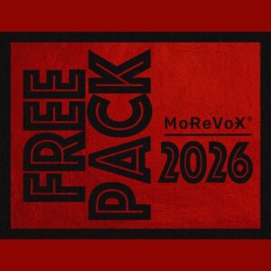 MoReVoX「Free Pack 2026」パックの合計サイズは4GB超！プロ品質のIR・ドラム・エフェクト・80年代サウンドまで全方位カバーする超実用的ライブラリ｜DTMプラグインセール