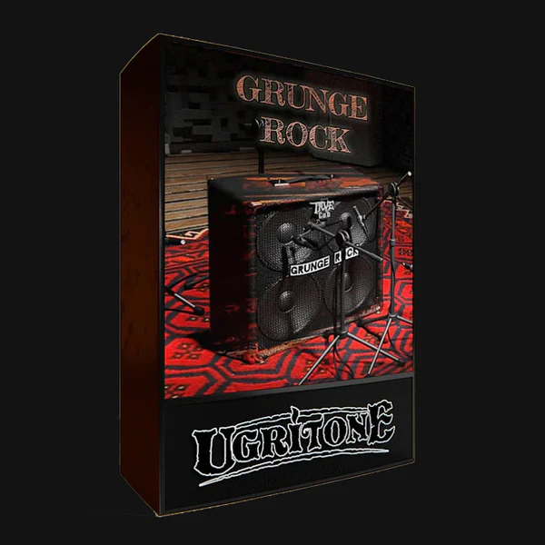 Ugritone「Grunge Rock - Impulse Response Pack」90年代のシアトルにタイムスリップできる音作り！湿度を含んだグランジギターを手軽に実現する、マイク本数7本によるリアルで立体的な90年代ロックサウンド｜DTMプラグインセール