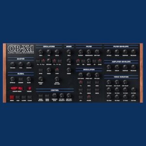 discoDSP「OB-Xd」アナログシンセの名機Oberheim OB-Xを完全再現！太くて温かい“あのアナログサウンド”を無料で使えるソフトシンセ｜DTMプラグインセール