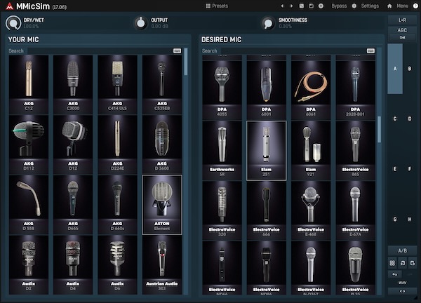 MeldaProduction「MMicSim」無響室での精密な分析により、既存マイクの信号をハイエンドスタジオクラシックのソニック・シグネチャーに変換！あなたが所有する機材を夢見るギアへと瞬時に変換する、究極のマイクシミュレーター｜DTMプラグインセール