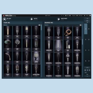 MeldaProduction「MMicSim」無響室での精密な分析により、既存マイクの信号をハイエンドスタジオクラシックのソニック・シグネチャーに変換！あなたが所有する機材を夢見るギアへと瞬時に変換する、究極のマイクシミュレーター｜DTMプラグインセール