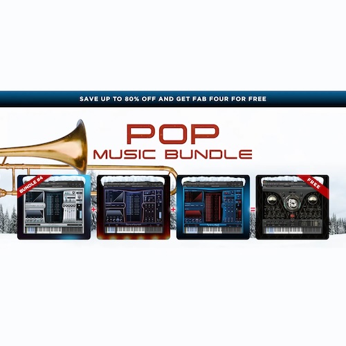 EASTWEST「Pop Music Bundle」ブラス・バックコーラス・ソウルボーカル・ビートルズ風楽器まで収録！“表現力と即戦力”を兼ね備えたポップス制作の最強音源セット｜DTMプラグインセール