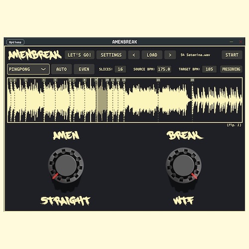 Infinite Digits「AmenBreak VST」リアルタイムでサンプルスライスとエフェクトを操るための強力なツール！サンプルスライス、エフェクト操作、シーケンシングを一体化した無料プラグイン｜DTMプラグインセール
