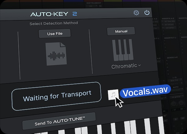 Antares「AutoKey 2」リアルタイムでキー、スケール、テンポ情報を自動検出し、すべてのAuto-Tuneプラグインに一括送信することでワークフローを劇的に改善する音楽制作者必須の自動検出プラグイン|DTMプラグインセール