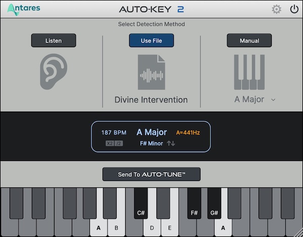 Antares「AutoKey 2」リアルタイムでキー、スケール、テンポ情報を自動検出し、すべてのAuto-Tuneプラグインに一括送信することでワークフローを劇的に改善する音楽制作者必須の自動検出プラグイン|DTMプラグインセール