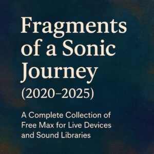 Remo De Vico「Fragments of a Sonic Journey (2020–2025)」5年間にわたる音響実験と創造的なMax for Liveデバイス、オリジナルサウンドライブラリを収録！音楽制作の新しい可能性を切り拓く究極の無料コレクション｜DTMプラグインセール