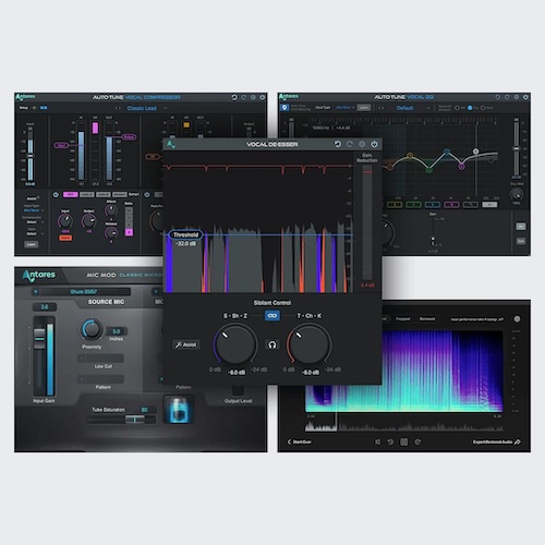 Antares「Podcaster Bundle」声のノイズ・音質・聞きやすさに悩んでいる人へ！録音から仕上げまでAIがサポートして“プロ品質の声”が誰でも手に入る、配信・ポッドキャスト・ナレーションに最適な音声処理バンドル｜DTMプラグインセール