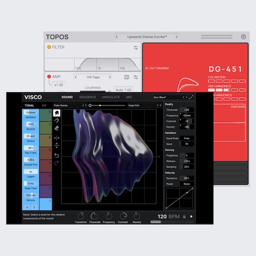 Forever 89「Visco & Topos Bundle」直感的なサウンドデザインがここまで進化した！サンプルを自在に操るViscoと、音の質感を思い通りに仕上げるToposで、あらゆる制作に応える最強の音響ツール｜DTMプラグインセール