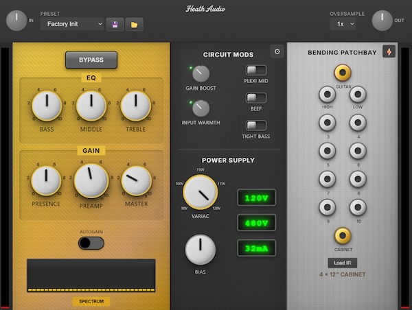 Heath Audio「AmpBender」IRローダー・VARIAC搭載!JCM800サウンドをリアルに再現&自由に変形できる、無料で使える次世代アンプシミュレーター|DTMプラグインセール