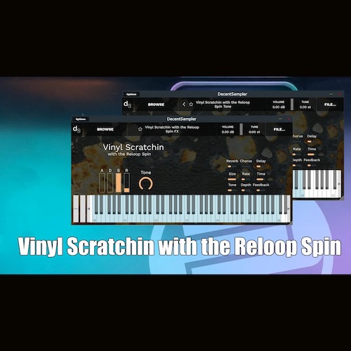Necatuss「Vinyl Scratchin' with the Reloop Spin」アナログターンテーブルで録音された本物のスクラッチを体感！あなたのビートに深みを加える無料VST音源｜DTMプラグインセール