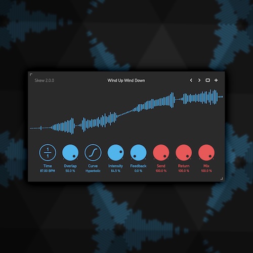Sinevibes「Skew」逆再生とピッチ変化がテンポに完全同期！非線形リバースディレイが音楽制作に革命を起こす、ピッチと時間軸を操る革新的プラグイン｜DTMプラグインセール