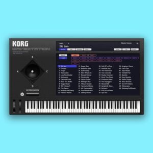 KORG「WAVESTATION」ジョイスティックで4つのオシレーターをミックス&モーフし、波形をシーケンスに配置してリズムやメロディパターンを形成するウェーブシーケンス機能を備えたシンセサイザー｜DTMプラグインセール