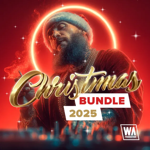 W. A. Production「Christmas Bundle 2025 (Hard & Heavy)」音圧・スピード・迫力すべてが揃う！ドラムンベース、ハードスタイル、ベースハウス…重い音が好きなすべてのクリエイターにピッタリの即戦力バンドル｜DTMプラグインセール