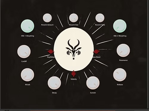 Vicious Antelope「White Sun - Free Kontakt Library」2つのウェーブテーブルで柔らかな音色が作れる、軽量・高音質な無料Kontaktライブラリ｜DTMプラグインセール