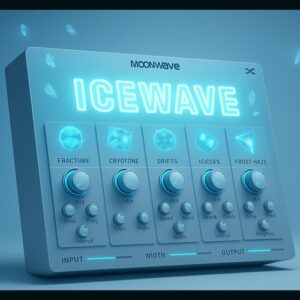 MoonwaveFX「ICEWAVE」音を氷の芸術へと変える新感覚マルチエフェクト！5つの独創的モジュールで音に動きと質感を与える革新的サウンドツール｜DTMプラグインセール