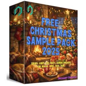 Incognet Samples「FREE CHRISTMAS 2025 SAMPLE PACK」Afro House＆Tech House制作に即使える！240ファイル・505MBの超実用サンプルパック｜DTMプラグインセール