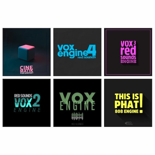 RED SOUNDS「6in1 KONTAKT BUNDLE」ボーカルチョップからトラップ808、シネマティックまで全方位カバーする最強バンドル｜DTMプラグインセール