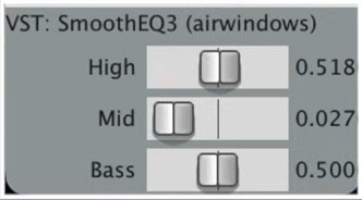 Airwindows「SmoothEQ3」古いPCでも動く驚異の軽さと、自然なトーン変化を両立！超軽量・高精度・無料で使える理想の3バンドEQ｜DTMプラグインセール