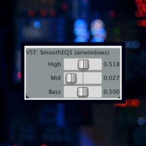 Airwindows「SmoothEQ3」古いPCでも動く驚異の軽さと、自然なトーン変化を両立！超軽量・高精度・無料で使える理想の3バンドEQ｜DTMプラグインセール