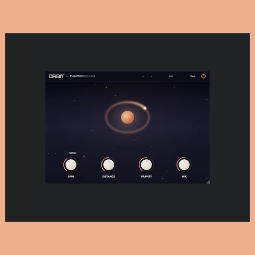 Phantom Sounds「Orbit - Spatial Reverb Plugin」モーション付き空間エフェクト！音が回転しながら空間を巡る、立体的で没入感のあるリバーブ｜DTMプラグインセール