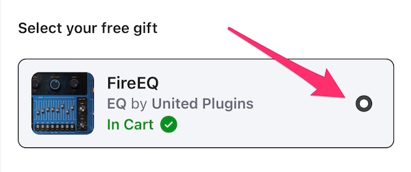 Plugin Boutique購入特典