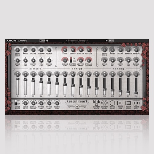 Xhun Audio「RESONHEART」サンプルベースでもシンセ波形でもない、新しい音作りの答え！空気と金属が奏でる“生命感”を持った物理モデリング音源｜DTMプラグインセール