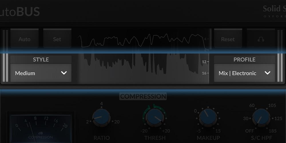 Solid State Logic「SSL autoBUS」SSL 4000 Gコンソールのバス・コンプレッサーとsonibleのAI解析を融合！ソース特性を検出し、最適なバス・コンプレッション設定をおすすめするインテリジェント・ツール｜DTMプラグインセール