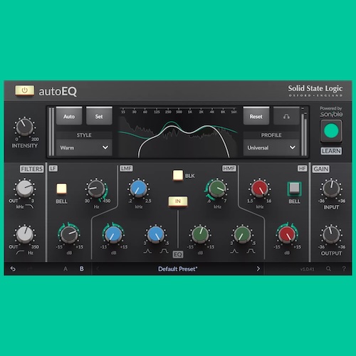 Solid State Logic「SSL autoEQ」SSL 4000 EコンソールとsonibleのAIアシスト・オーディオ解析を融合！SSL 4K Eチャンネルストリップをモデルにオーディオを解析し、プロファイルベース&スタイルマッチした設定を瞬時に提供するイコライザー｜DTMプラグインセール