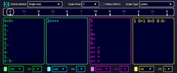 FX-Mechanics「TeAr - The Text Arpeggiator」ただのアルペジエーターじゃない！スケールに忠実、ポリリズム自在、そして4エンジン搭載のテキスト操作型MIDIプラグイン｜DTMプラグインセール