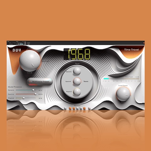 DUY Audio「Time Travel by」19世紀の蓄音機から現代のデジタル音源までを再現可能！150年の音響技術をスライダーひとつで操れる、音の歴史を旅する唯一無二のサウンドデザインプラグイン｜DTMプラグインセール