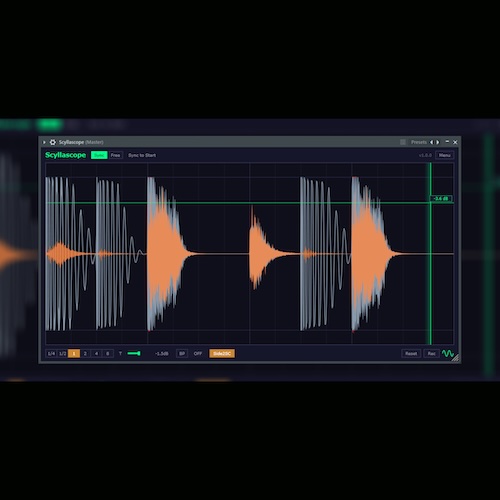 DsgDnB「Scyllascope」録音・波形分析・Mid/Side視覚化まで搭載！無料とは思えない高機能オシロスコープ・プラグイン｜DTMプラグインセール