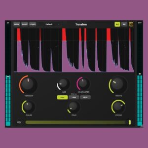 Carbon Fiber Plugins「Tension」無料とは思えない音圧・倍音・アタック処理！ADAA処理・Wavefolding・アナログ質感まで搭載した、Windows専用クリッピングプラグイン｜DTMプラグインセール