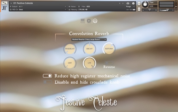 Justin Trieger「Festive Celeste」冬の透明感をそのまま音にしたようなサンプル音源！5.5オクターブのチェレスタとチャイムを全鍵収録した無料ライブラリ｜DTMプラグインセール