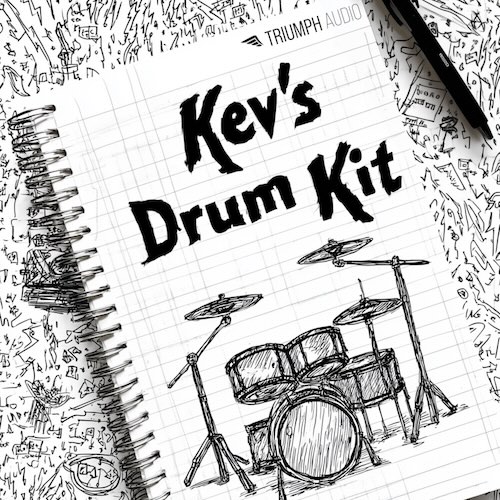 Triumph Audio「Kev’s Drum Kit」たった一つのドラムキットから40種類以上のサウンドが生まれる！ループ600種、パルス80種、WAV840ファイル搭載でロックからシネマティックまで幅広く対応する万能ドラム音源｜DTMプラグインセール