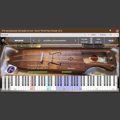 pohjan「Jouhikko - The Finnish Bowed Lyre」自然なダイナミクスとドローン弦の深みが魅力！フィンランドの弓奏楽器を完全収録した無料DecentSampler対応音源｜DTMプラグインセール