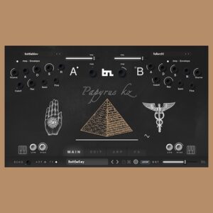 BeatSkillz「Papyrus Keys」Enigma、Enya等の80年代&90年代ニューエイジ・アーティストにインスパイアされたサウンド・コレクションを搭載したバーチャル楽器！豊潤なパッド、自然音、リード・フルート、オーケストラル&ワールド・エレメントを一つの楽器に集約したインスピレーション・マシン