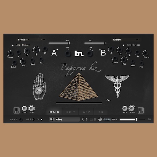 BeatSkillz「Papyrus Keys」Enigma、Enya等の80年代&90年代ニューエイジ・アーティストにインスパイアされたサウンド・コレクションを搭載したバーチャル楽器！豊潤なパッド、自然音、リード・フルート、オーケストラル&ワールド・エレメントを一つの楽器に集約したインスピレーション・マシン