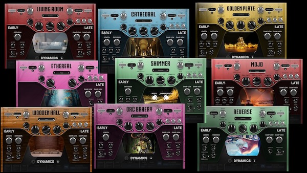 MeldaProduction「MTurboReverb」単一プラグインに約100の素晴らしいサウンドのリバーブを搭載し、独自のリバーブ・アルゴリズムをデザインすることさえ可能にする革命的アルゴリズミック・リバーブ｜DTMプラグインセール