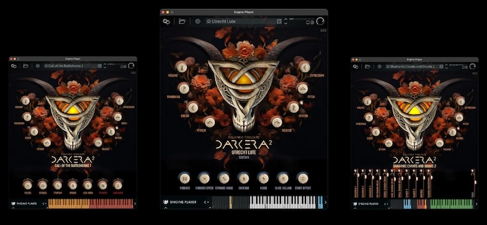 Engine Audio「Dark ERA 2」“古代の響き”と“人間の声”によるリアルな音楽演出を実現！シャーマン的ボーカル、骨や角でできた打楽器、民族的な弦楽器を駆使して、唯一無二の世界観を生み出す“原始と叙情”を両立する音源｜DTMプラグインセール