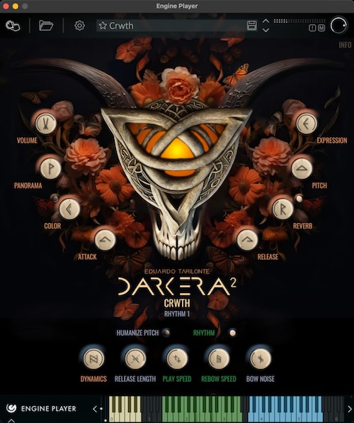 Engine Audio「Dark ERA 2」“古代の響き”と“人間の声”によるリアルな音楽演出を実現！シャーマン的ボーカル、骨や角でできた打楽器、民族的な弦楽器を駆使して、唯一無二の世界観を生み出す“原始と叙情”を両立する音源｜DTMプラグインセール