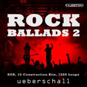 Ueberschall「Rock Ballads 2」ギター・ドラム・ベースすべて収録、マルチトラックとDI音源で自由自在！作曲、映像、ゲーム、すべてに対応できる万能ロック音源｜DTMプラグインセール