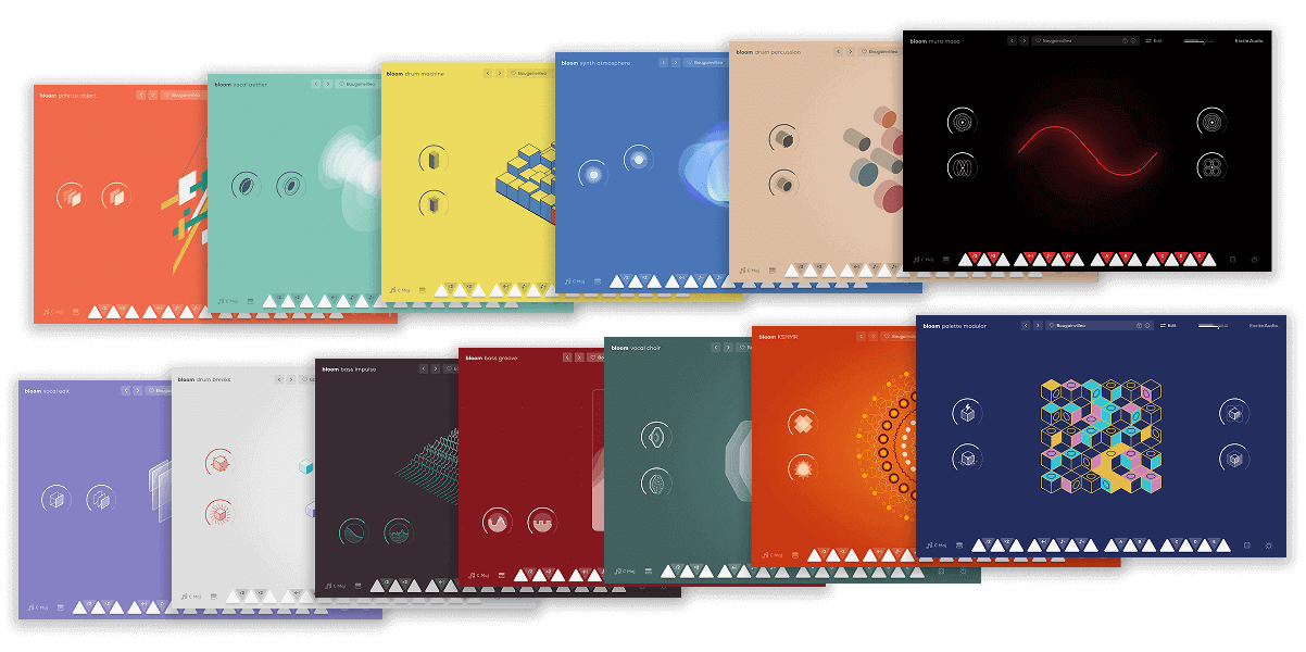 Excite Audio「Bloom Bundle」ループからフレーズまで即座にインスピレーションが得られる13個のプラグイン・コレクション