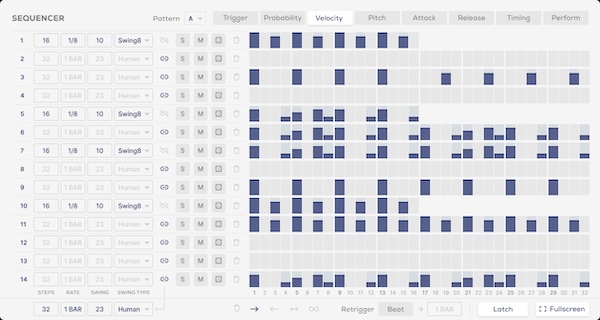 Excite Audio「Bloom Palette Modular」本格ユーロラック・モジュラーシンセの生々しいサウンドを、複雑なパッチングなしで手に入れる！ハードウェア・モジュラーシステムの予測不可能な動きと触覚的なエネルギーを、流動的で表現力豊かな楽器へと凝縮したサンプルベース音源｜DTMプラグインセール