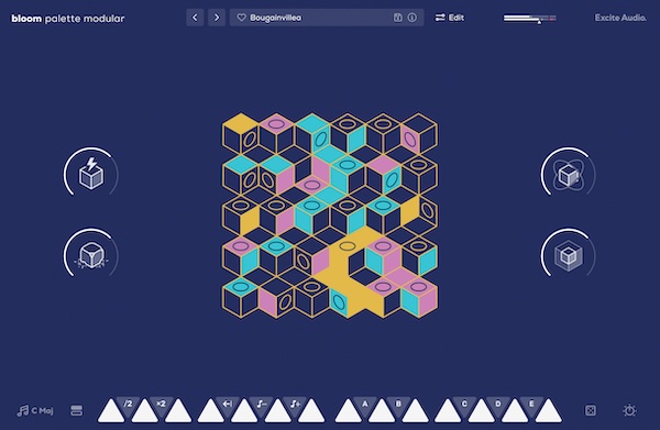 Excite Audio「Bloom Palette Modular」本格ユーロラック・モジュラーシンセの生々しいサウンドを、複雑なパッチングなしで手に入れる！ハードウェア・モジュラーシステムの予測不可能な動きと触覚的なエネルギーを、流動的で表現力豊かな楽器へと凝縮したサンプルベース音源｜DTMプラグインセール
