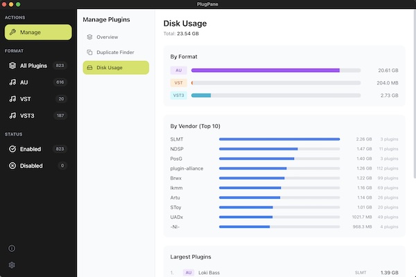 「PlugPane」Macで増えすぎたAU/VST/VST3プラグインを整理・可視化・重複検出・無効化まで一括管理できる最強ツール｜DTMプラグインセール