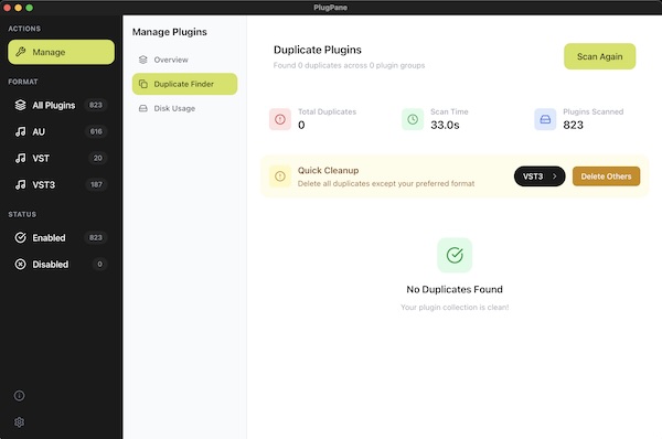 「PlugPane」Macで増えすぎたAU/VST/VST3プラグインを整理・可視化・重複検出・無効化まで一括管理できる最強ツール｜DTMプラグインセール