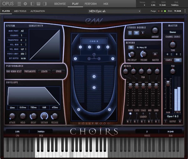 EASTWEST「Hollywood Choirs Diamond」重厚なサウンド、自由な歌詞設定、表情豊かな発音制御、5種類のマイクポジション…言葉をリアルに歌わせられる唯一無二のバーチャル合唱音源｜DTMプラグインセール